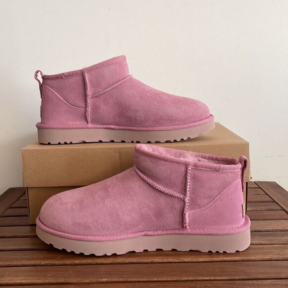 UGG Classic Ultra Mini Dusty Orchid USA Women Size 7/UK 5/EU 38 - Picture 5 of 15